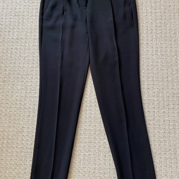 J Crew Full-length women's black crepe dress pant, size 0P - Picture 3 of 6